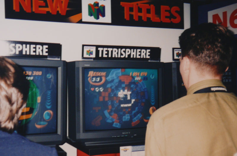 Tetrisphere on display at E3 in 1997